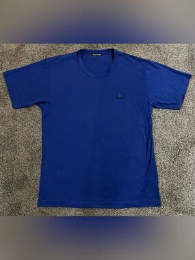 Acne Studios Royal Short Sleeve Crewneck Nash Face Tee